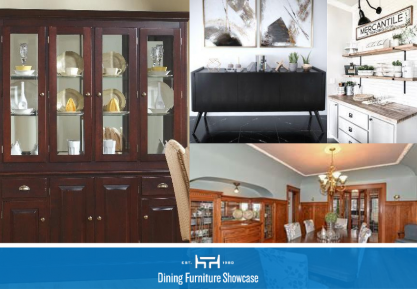 Used dining room sales sets with hutch